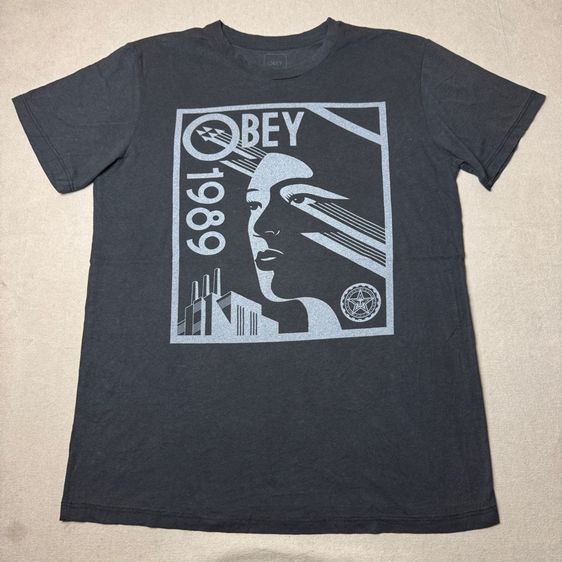 เสื้อยืด Obey made in USA Size M รูปที่ 2