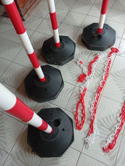 เสาจราจร เสากั้นเขต 4 ต้น รูปที่ 4