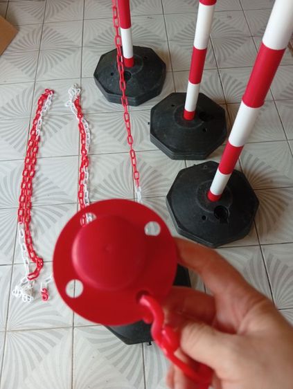 เสาจราจร เสากั้นเขต 4 ต้น รูปที่ 3