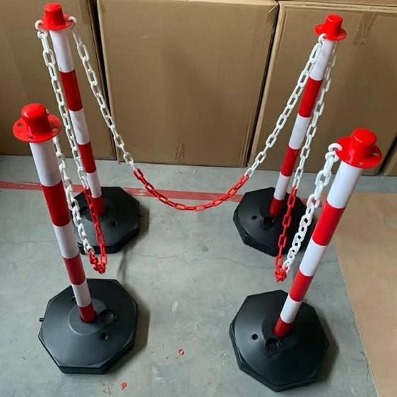 เสาจราจร เสากั้นเขต 4 ต้น รูปที่ 2