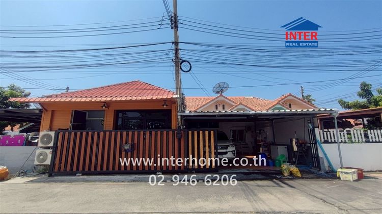 บ้านเดี่ยว 1 ชั้น 55.6 ตร.ว. หมู่บ้านปริณดา-สุขประยูร ใกล้โรบินสันดอนหัวฬ่อ ถนนสุขประยูร ถนนบ้านเก่า5 เมืองชลบุรี ชลบุรี