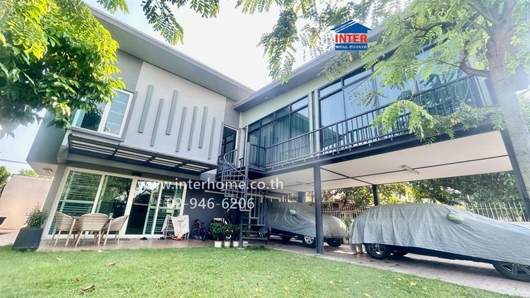 บ้านเดี่ยว 2 ชั้น 70 ตร.ว. หมู่บ้านเสนานิเวศน์ โครงการ1 ถนนเกษตร-นวมินทร์ ถนนเสนานิคม1 เขตลาดพร้าว กรุงเทพมหานคร