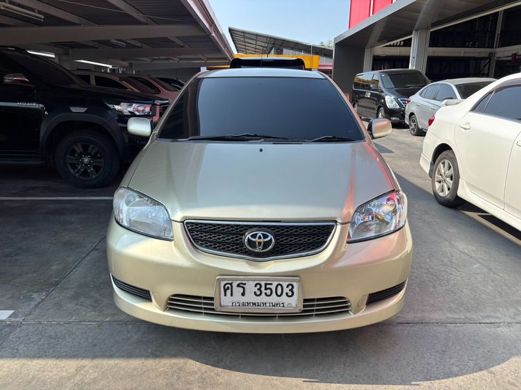 Toyota Vios 2004 1.5 E Sedan เบนซิน ไม่ติดแก๊ส เกียร์อัตโนมัติ น้ำตาล รูปที่ 2