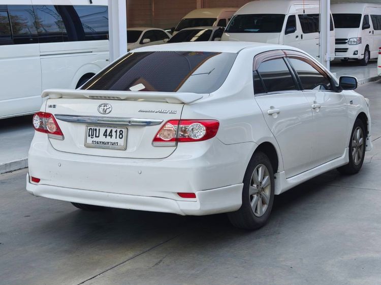 Toyota Altis 2011 1.6 G Sedan เบนซิน ไม่ติดแก๊ส เกียร์อัตโนมัติ ขาว รูปที่ 4