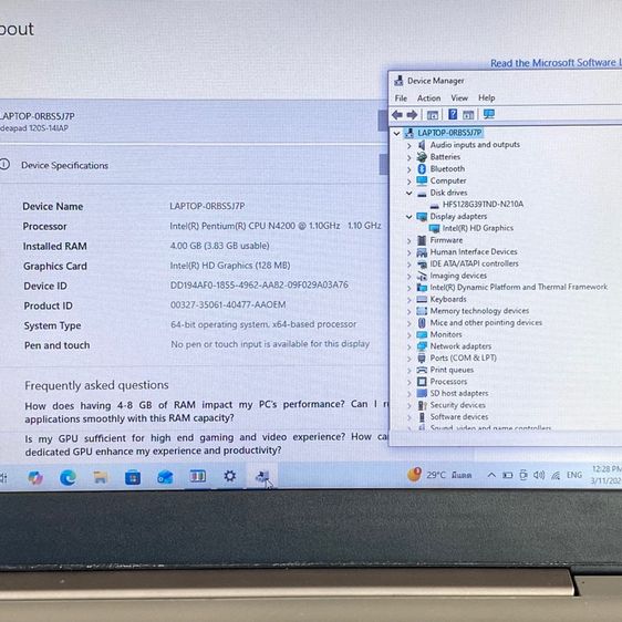 LENOVO 120S-14IAP-81A5009PTA (GRAY) รูปที่ 8