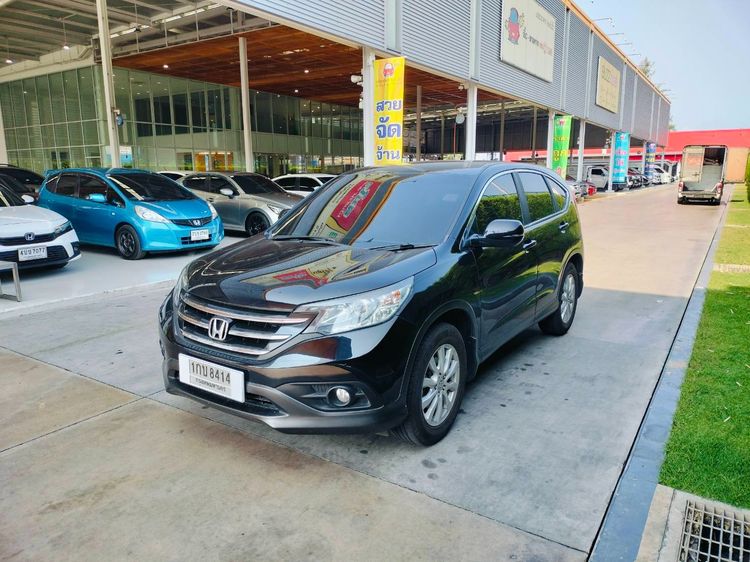Honda CR-V 2012 2.0 E 4WD Utility-car เบนซิน ไม่ติดแก๊ส เกียร์อัตโนมัติ ดำ รูปที่ 3