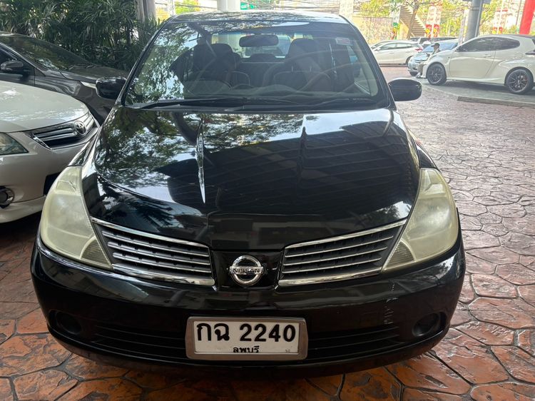 Nissan Tiida 2008 1.6 G Latio Sedan เบนซิน ไม่ติดแก๊ส เกียร์ธรรมดา ดำ รูปที่ 2