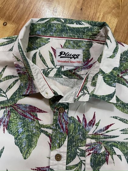 เสื้อฮาวายแบรนด์PLUGG made in India  รูปที่ 2