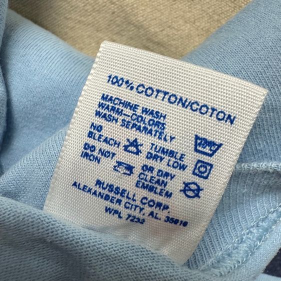 เสื้อยืด 90s Jerzees x Carolina Size L รูปที่ 7