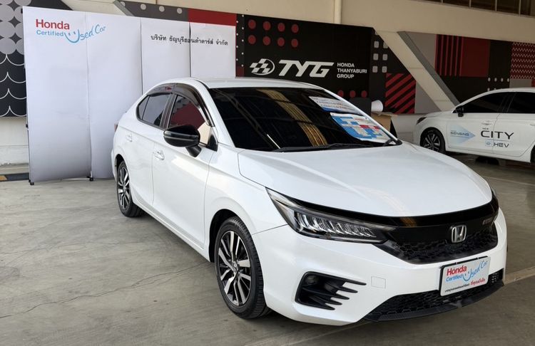 Honda City 2020 1.0 RS Sedan เบนซิน ไม่ติดแก๊ส เกียร์อัตโนมัติ ขาว รูปที่ 3