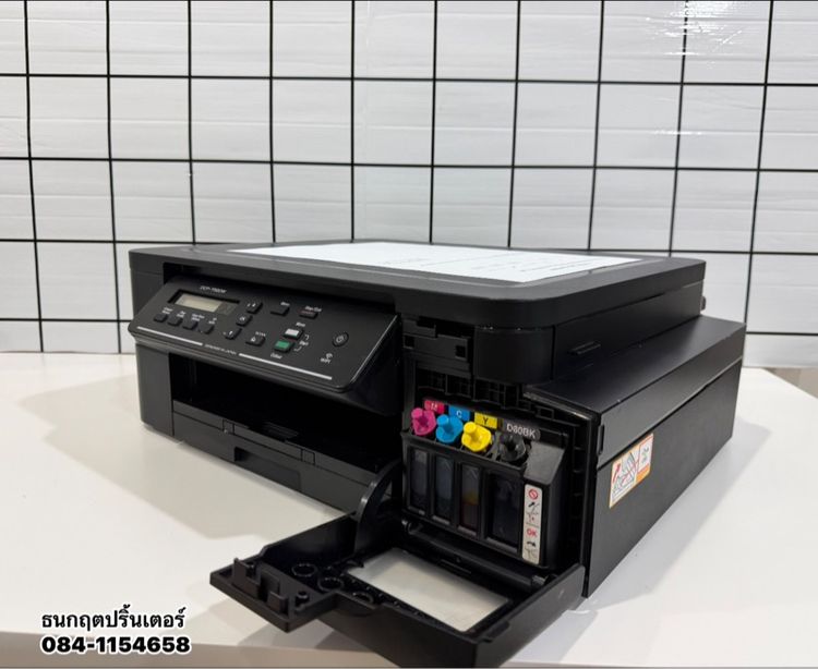 ปริ้นเตอร์Brother DCP-T520W💥พร้อมใช้งาน ✅ Wi-fi 🛜 Direct✅ สภาพดี ปริ้น สแกน ถ่ายเอกสาร ปริ้นสี ปริ้นขาวดำ ปริ้นไร้ขอบ✅ รูปที่ 4
