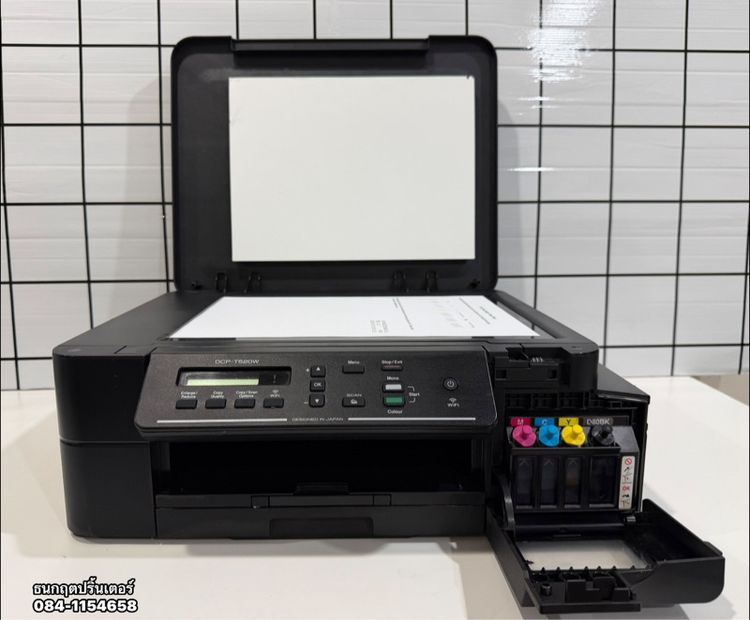 ปริ้นเตอร์Brother DCP-T520W💥พร้อมใช้งาน ✅ Wi-fi 🛜 Direct✅ สภาพดี ปริ้น สแกน ถ่ายเอกสาร ปริ้นสี ปริ้นขาวดำ ปริ้นไร้ขอบ✅ รูปที่ 7