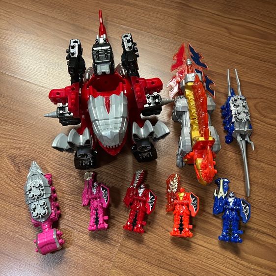 ตุ๊กตา ยกเซต หุ่นริวโซลเจอร์ Ryusoulger มือสอง