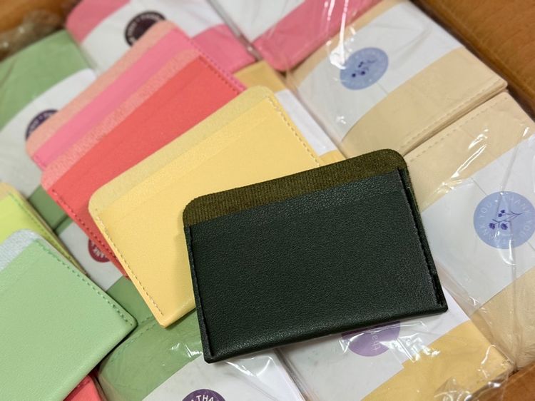 กระเป๋าหนังใส่บัตร ของชำร่วย