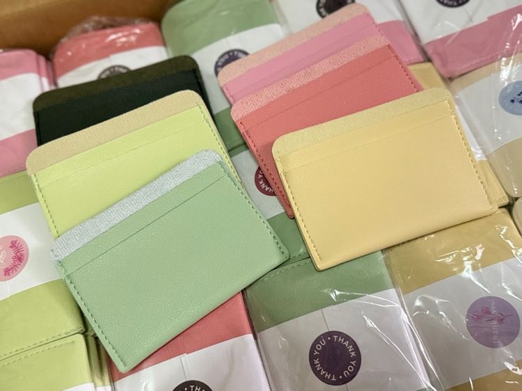 กระเป๋าหนังใส่บัตร ของชำร่วย รูปที่ 4