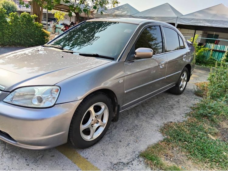 Honda Civic 2001 1.7 VTi Sedan เบนซิน ไม่ติดแก๊ส เกียร์อัตโนมัติ เทา รูปที่ 3