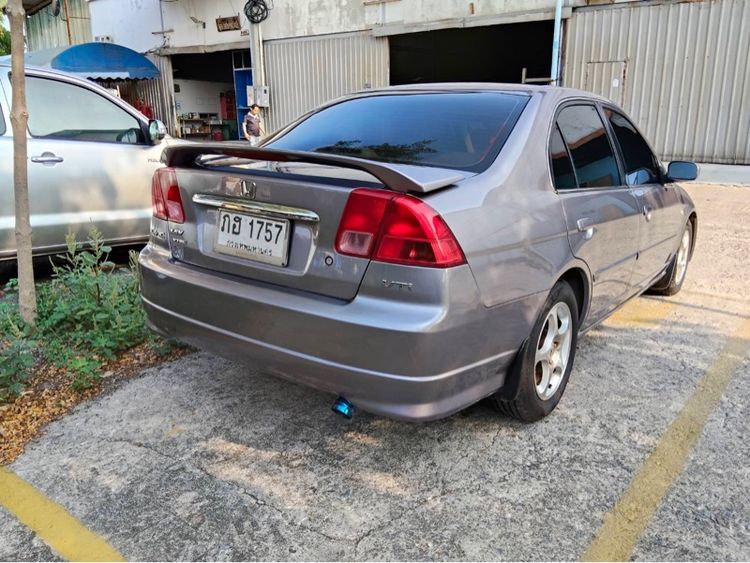 Honda Civic 2001 1.7 VTi Sedan เบนซิน ไม่ติดแก๊ส เกียร์อัตโนมัติ เทา รูปที่ 4