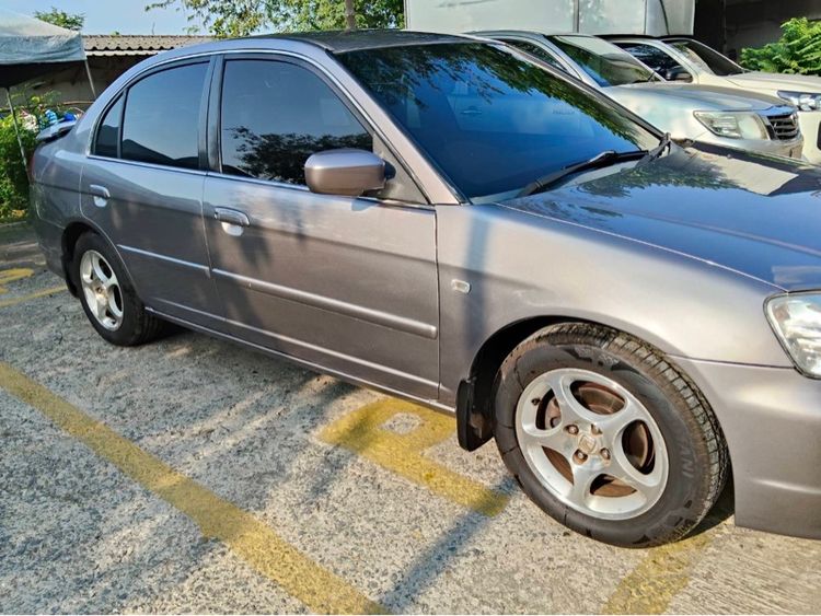 Honda Civic 2001 1.7 VTi Sedan เบนซิน ไม่ติดแก๊ส เกียร์อัตโนมัติ เทา รูปที่ 2