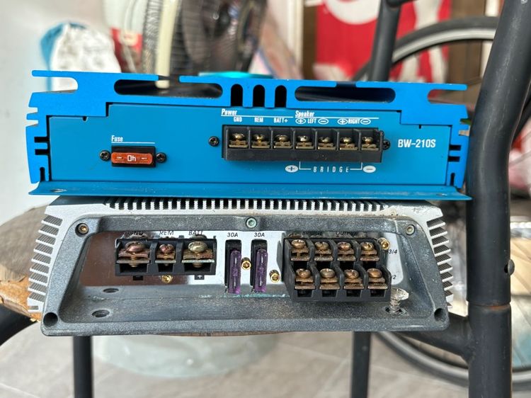 ชุดแอมป์ แอมป์ พาวเวอร์แอมป์ Power Amp มือสอง Blue Super Blue Blue wave รูปที่ 5