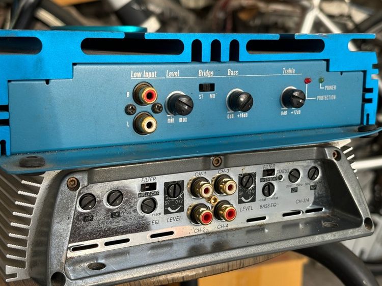 ชุดแอมป์ แอมป์ พาวเวอร์แอมป์ Power Amp มือสอง Blue Super Blue Blue wave รูปที่ 4