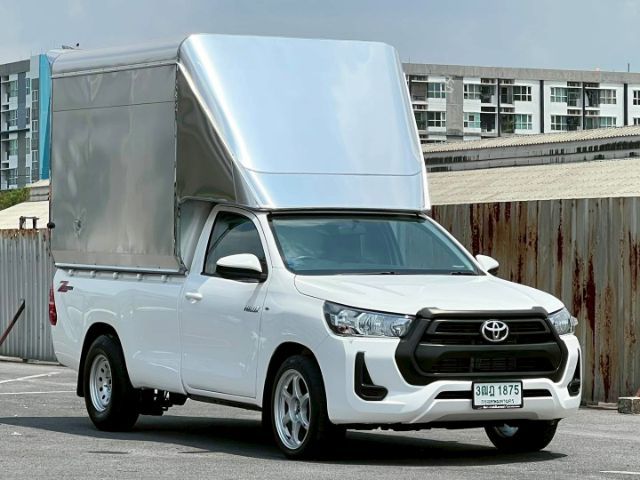 Toyota Hilux Revo 2021 2.4 Entry Pickup ดีเซล ไม่ติดแก๊ส เกียร์ธรรมดา ขาว รูปที่ 2