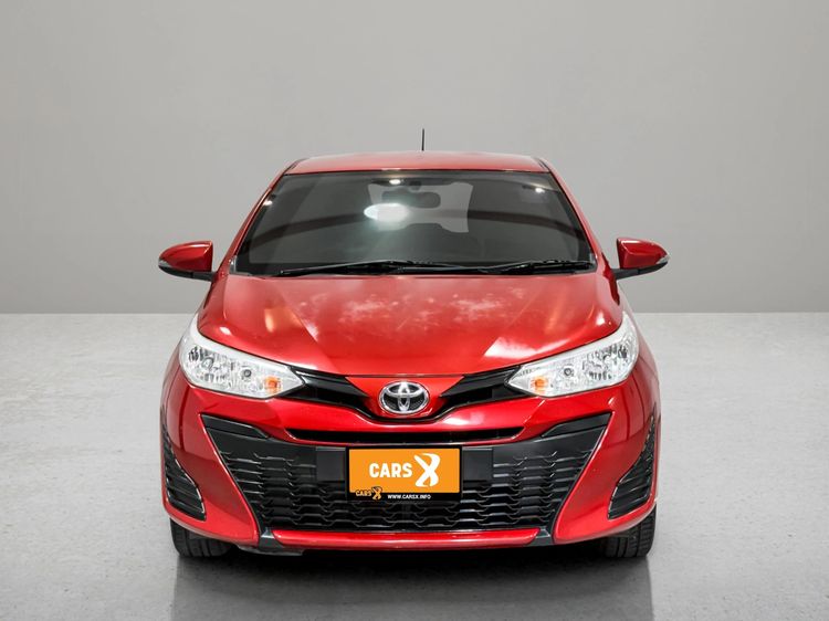 Toyota Yaris 2017 1.2 E Sedan เบนซิน ไม่ติดแก๊ส เกียร์อัตโนมัติ แดง รูปที่ 2