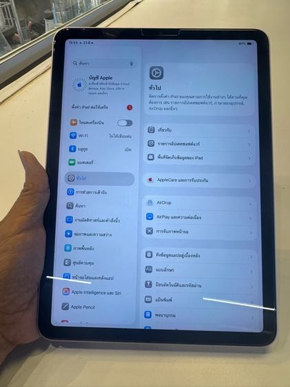 ขาย iPad Air 5 64GB WiFi สภาพใช้งานปกติทุกฟังก์ชัน แบตเตอรี่ 85 มีเฉพาะตัวเครื่อง กล่อง หน้าจอมีไบรท์บางๆ 1 จุด ราคา 7,900 บาท รูปที่ 7