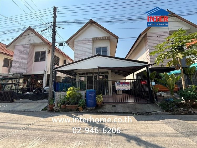 บ้านเดี่ยว 2 ชั้น 21.3 ตร.ว. หมู่บ้านเอื้ออาทรรังสิต คลอง5 ซอยคลองห้าฝั่งตะวันออก9 ถนนรังสิต-นครนายก ถนนคลองหลวง คลองหลวง ปทุมธานี