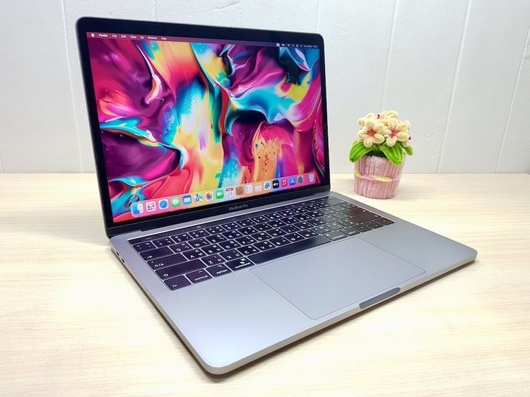 Apple Macbook Pro 13 Inch แมค โอเอส 16 กิกะไบต์ อื่นๆ ไม่ใช่ MacbookPro (Retina13-inch, 2019) Touchbar Quad-Core i5 2.4Ghz SSD 256Gb Ram 16Gb สีสเปซเกรย์ CTO คุ้มๆ