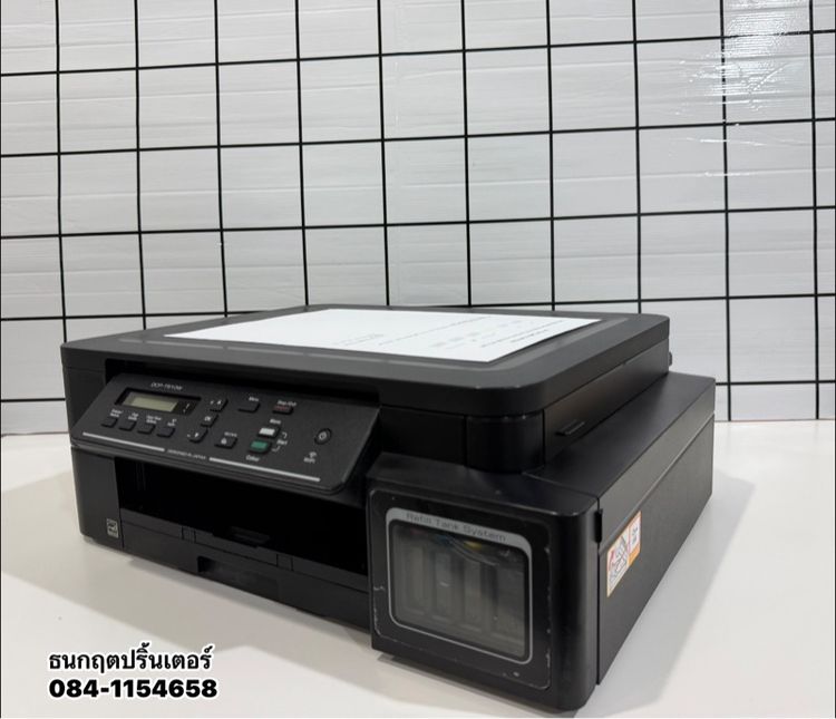 ปริ้นเตอร์ Brother DCP-T510W พร้อมใช้งาน ✅ Wi-fi 🛜 สภาพดีสีออกครบทุกสี  ปริ้น สเเกน ถ่ายเอกสาร อุปกรณ์ครบ รูปที่ 3