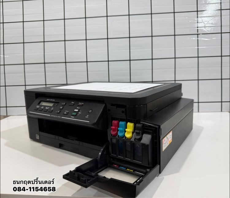 ปริ้นเตอร์ Brother DCP-T510W พร้อมใช้งาน ✅ Wi-fi 🛜 สภาพดีสีออกครบทุกสี  ปริ้น สเเกน ถ่ายเอกสาร อุปกรณ์ครบ รูปที่ 4