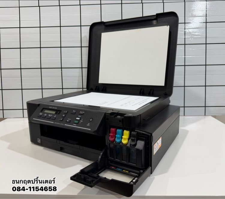 ปริ้นเตอร์ Brother DCP-T510W พร้อมใช้งาน ✅ Wi-fi 🛜 สภาพดีสีออกครบทุกสี  ปริ้น สเเกน ถ่ายเอกสาร อุปกรณ์ครบ รูปที่ 5
