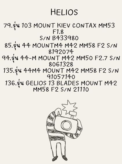 6 เลนส์ Helios 44-2 58mm f2 87046854 รูปที่ 6