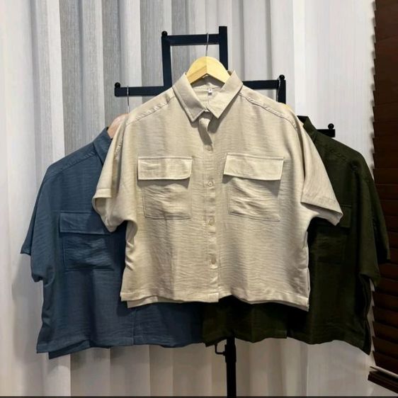 เสื้อเชิ๊ตครอป รูปที่ 3