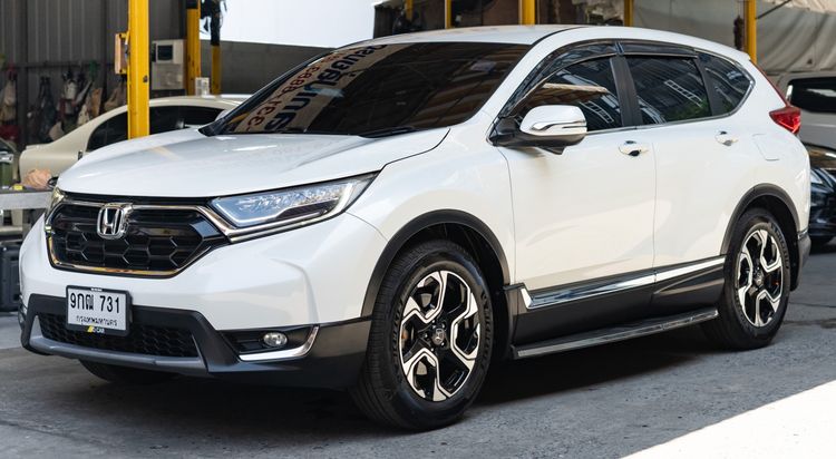 Honda CR-V 2019 2.4 E Utility-car เบนซิน ไม่ติดแก๊ส เกียร์อัตโนมัติ ขาว รูปที่ 2