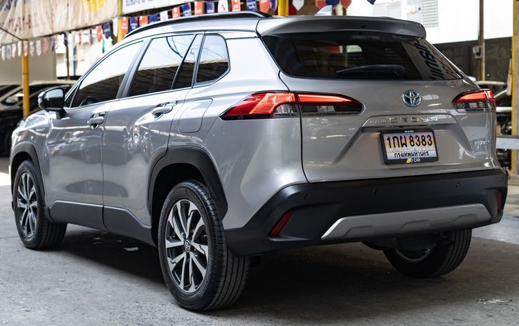 Toyota Corolla Cross 2021 1.8 Hybrid Premium Safety Utility-car ไฮบริด ไม่ติดแก๊ส เกียร์อัตโนมัติ เทา รูปที่ 3