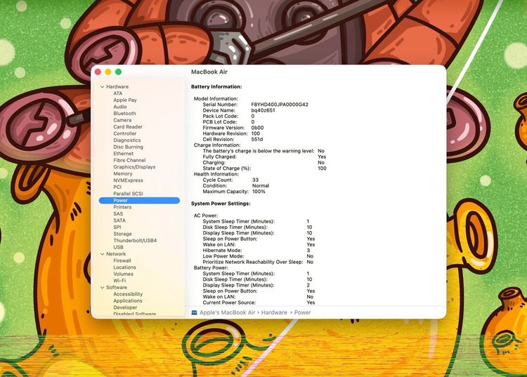 MacBook Air 13.6-inch M4 2025 Ram16GB SSD512GB Midnight apple care 10 April 2026  รูปที่ 13