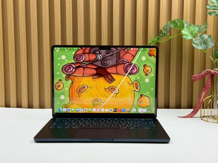 แมค โอเอส 16 กิกะไบต์ อื่นๆ ใช่ MacBook Air 13.6-inch M4 2025 Ram16GB SSD512GB Midnight apple care 10 April 2026 