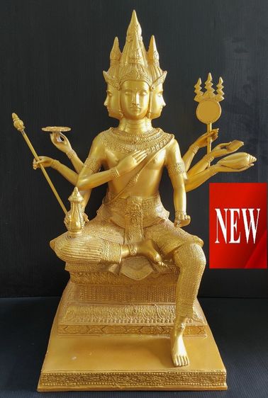 ท้าวมหาพรหม  9 นิ้ว  สูง 21 นิ้ว สูงใหญ่