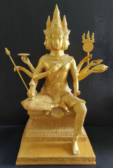 ท้าวมหาพรหม  9 นิ้ว  สูง 21 นิ้ว สูงใหญ่ รูปที่ 2