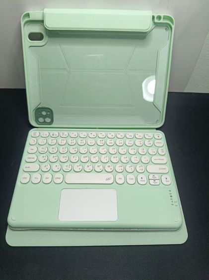 เคสคีย์บอร์ด iPad Air 4 5  Pro 11" พร้อมทัชแพด สีเขียวมิ้นท์ สภาพนางฟ้า รูปที่ 4