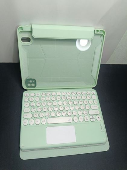 เคสคีย์บอร์ด iPad Air 4 5  Pro 11" พร้อมทัชแพด สีเขียวมิ้นท์ สภาพนางฟ้า รูปที่ 3