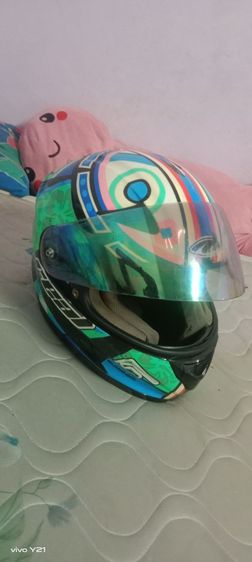 หมวกกันน็อค Real Helmets รุ่น Falcon ลาย Buriram.  รูปที่ 4