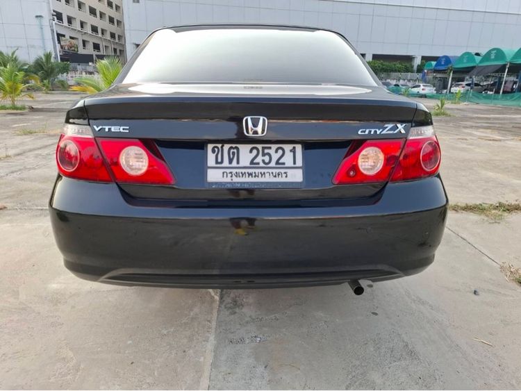 Honda City 2006 1.5 ZX V VTEC Sedan เบนซิน ไม่ติดแก๊ส เกียร์อัตโนมัติ ดำ รูปที่ 4