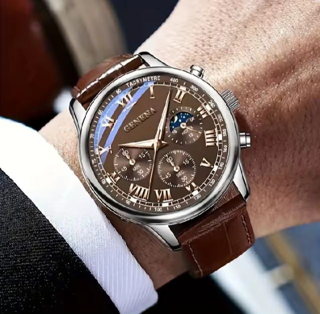 นาฬิกาควอตซ์ผู้ชายกันน้ำสำหรับธุรกิจ รูปที่ 3