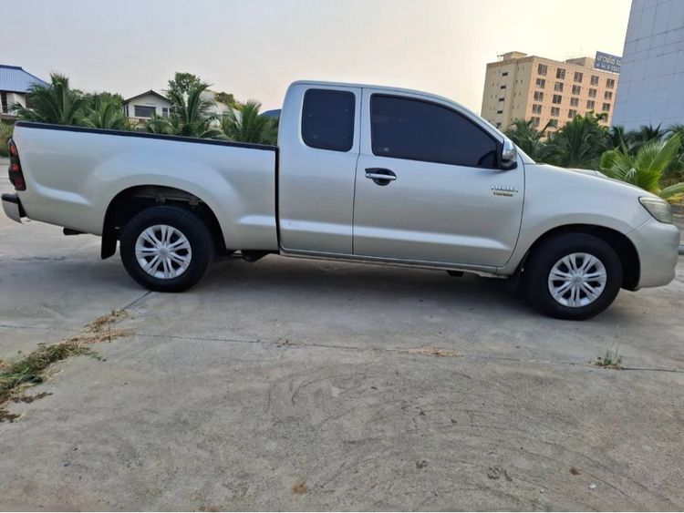 Toyota Hilux Vigo Champ 2012 Smart Cab 2.7 J Pickup เบนซิน ไม่ติดแก๊ส เกียร์ธรรมดา เทา รูปที่ 4