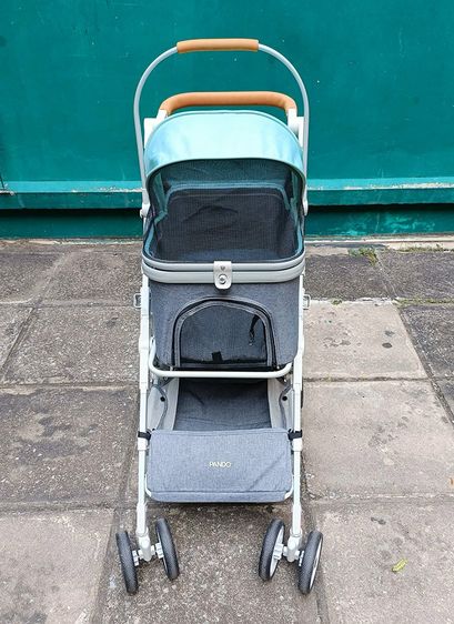 💟 Pando Pet Trolley รถเข็น หมา,แมว สำหรับสัตว์เลี้ยง รูปที่ 2