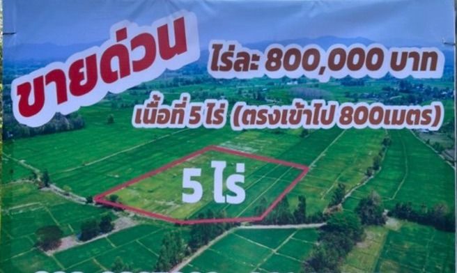 ขายที่ดินบ้านน้ำจำร้องวัวแดงสันกำแพง  เชียงใหม่