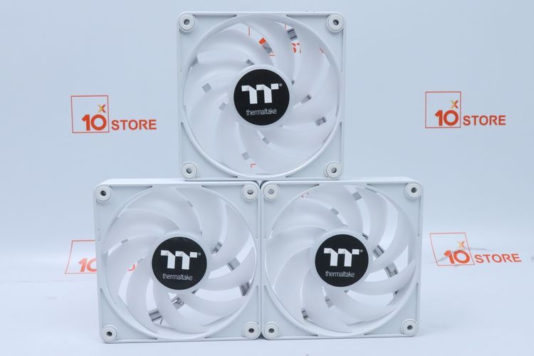 พัดลมเคส THERMALTAKE CT120 EX ARGB SYNC PC COOLING FAN SNOW รูปที่ 2