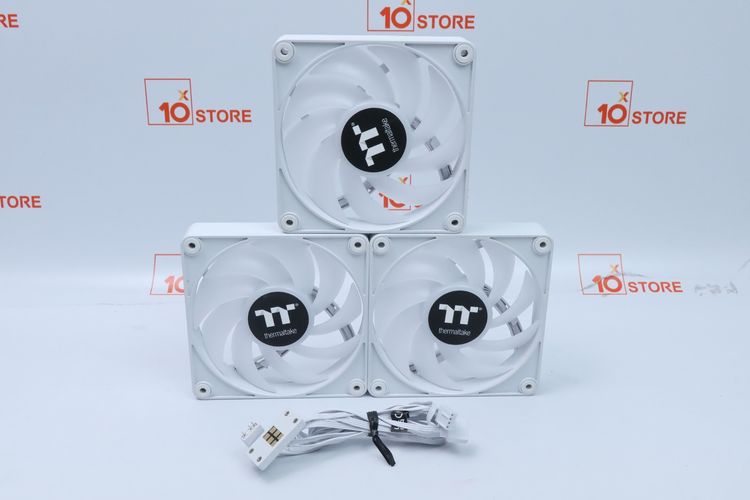 พัดลมเคส THERMALTAKE CT120 EX ARGB SYNC PC COOLING FAN SNOW รูปที่ 4